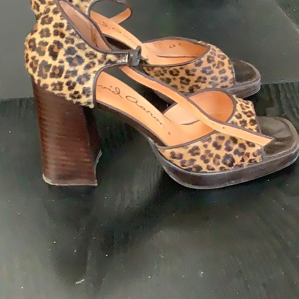 David Aaron “Fast Pony” Leopard Print S6.5 Heels - image 4